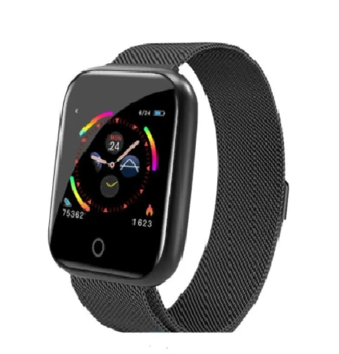 Steel and Silicone Smart Watch Fair Prices Online