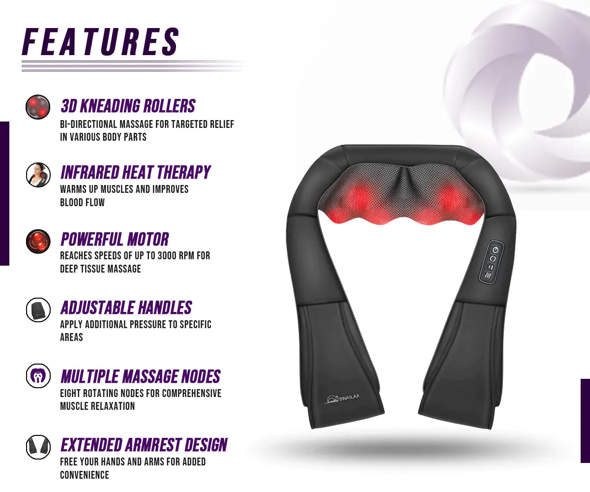 Neck and Shoulder Massager w/Heat Fair Prices Online