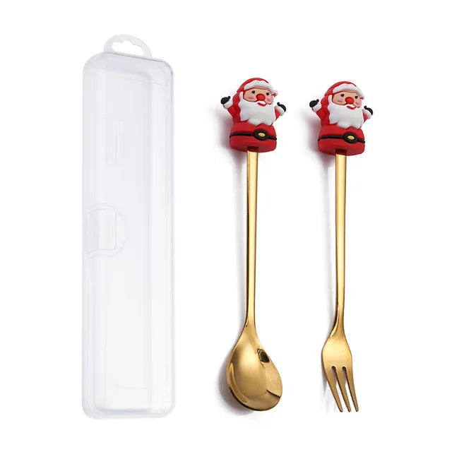 Christmas Cutlery Set: Festive Spoon and Fork Fair Prices Online