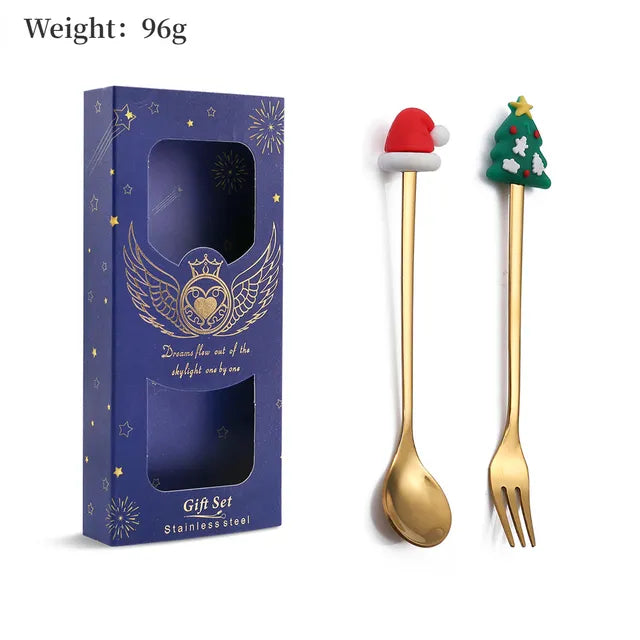 Christmas Cutlery Set: Festive Spoon and Fork Fair Prices Online