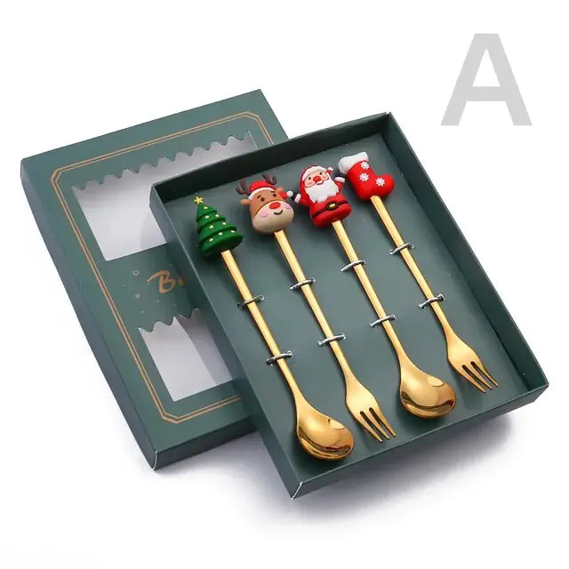 Christmas Cutlery Set: Festive Spoon and Fork Fair Prices Online