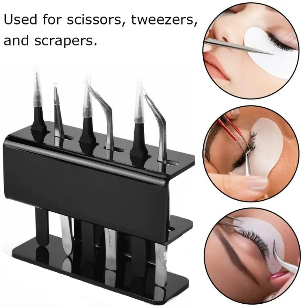 Acrylic Eyelash Tweezers Holder - Fair Prices Online