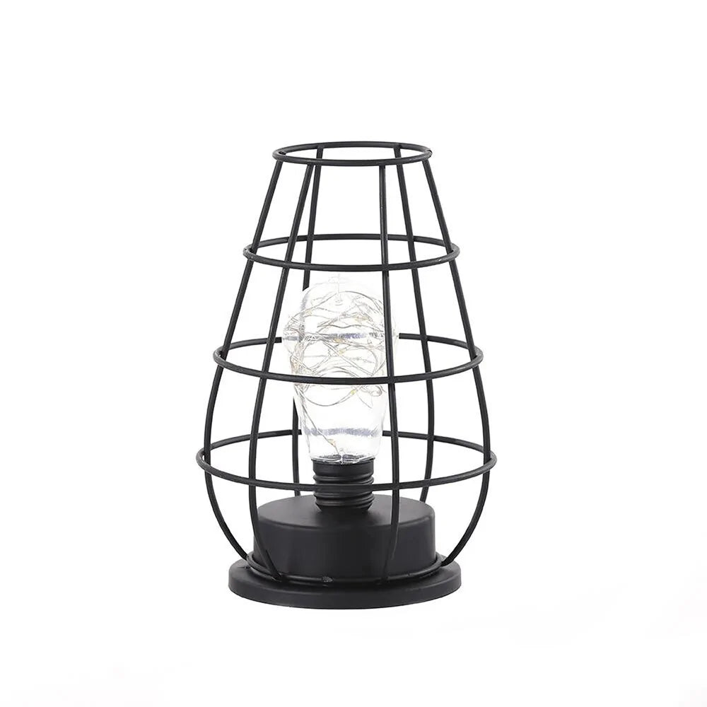 LED Retro Bulb Iron Table Night Light Fair Prices Online