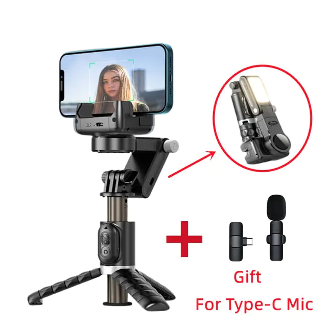 360 Rotation Gimbal Stabilizer Selfie Stick Tripod Fair Prices Online