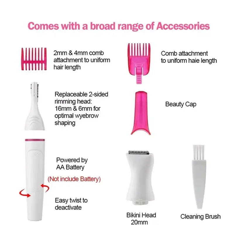 5 In 1 Multifunction Hair Removal Combo Fair Prices Online