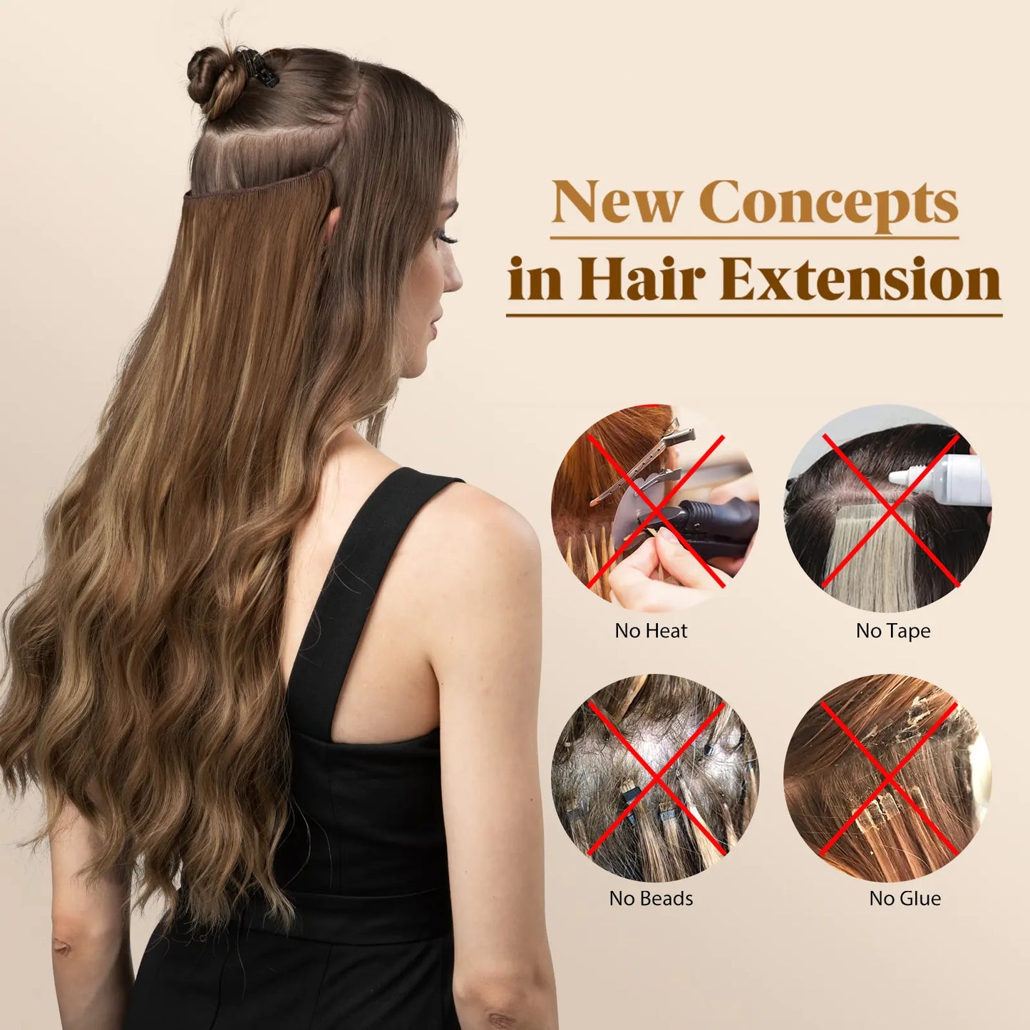 Synthetic Wave Hair Extensions Fair Prices Online