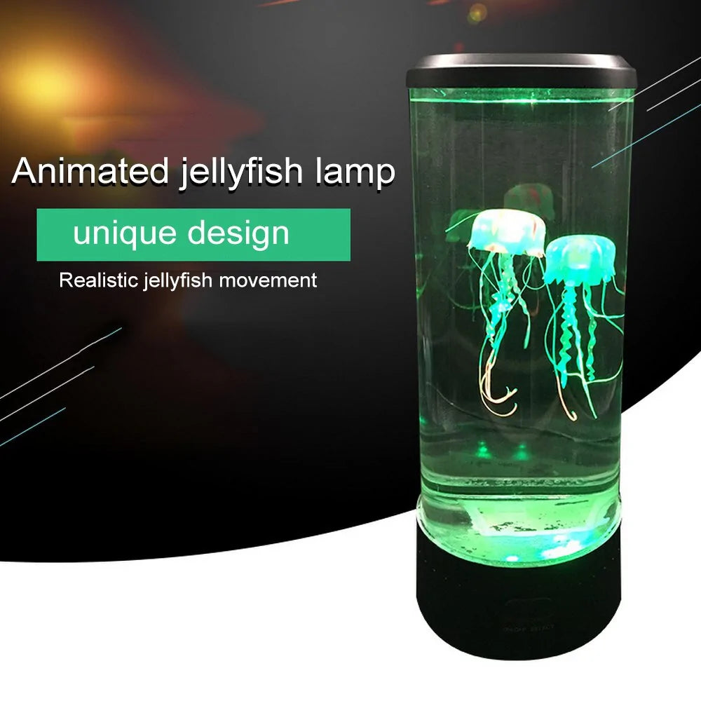 Color Changing LED Jellyfish Aquarium Night Light with USB Charging Fair Prices Online