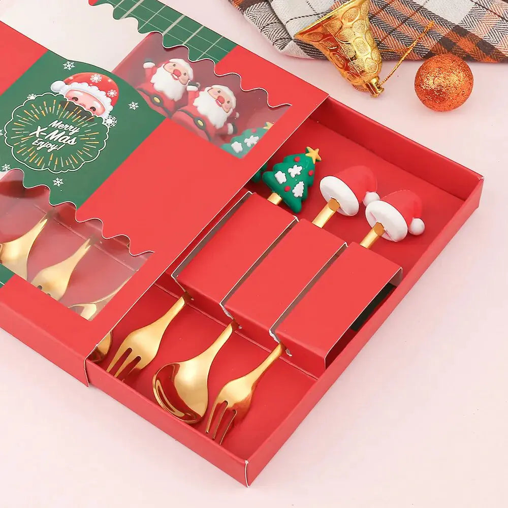 Christmas Cutlery Set: Festive Spoon and Fork Fair Prices Online