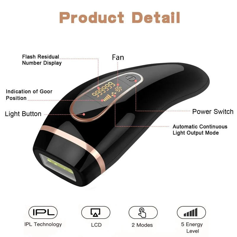 990000 flash professional permanent IPL epilator laser hair removal Fair Prices Online