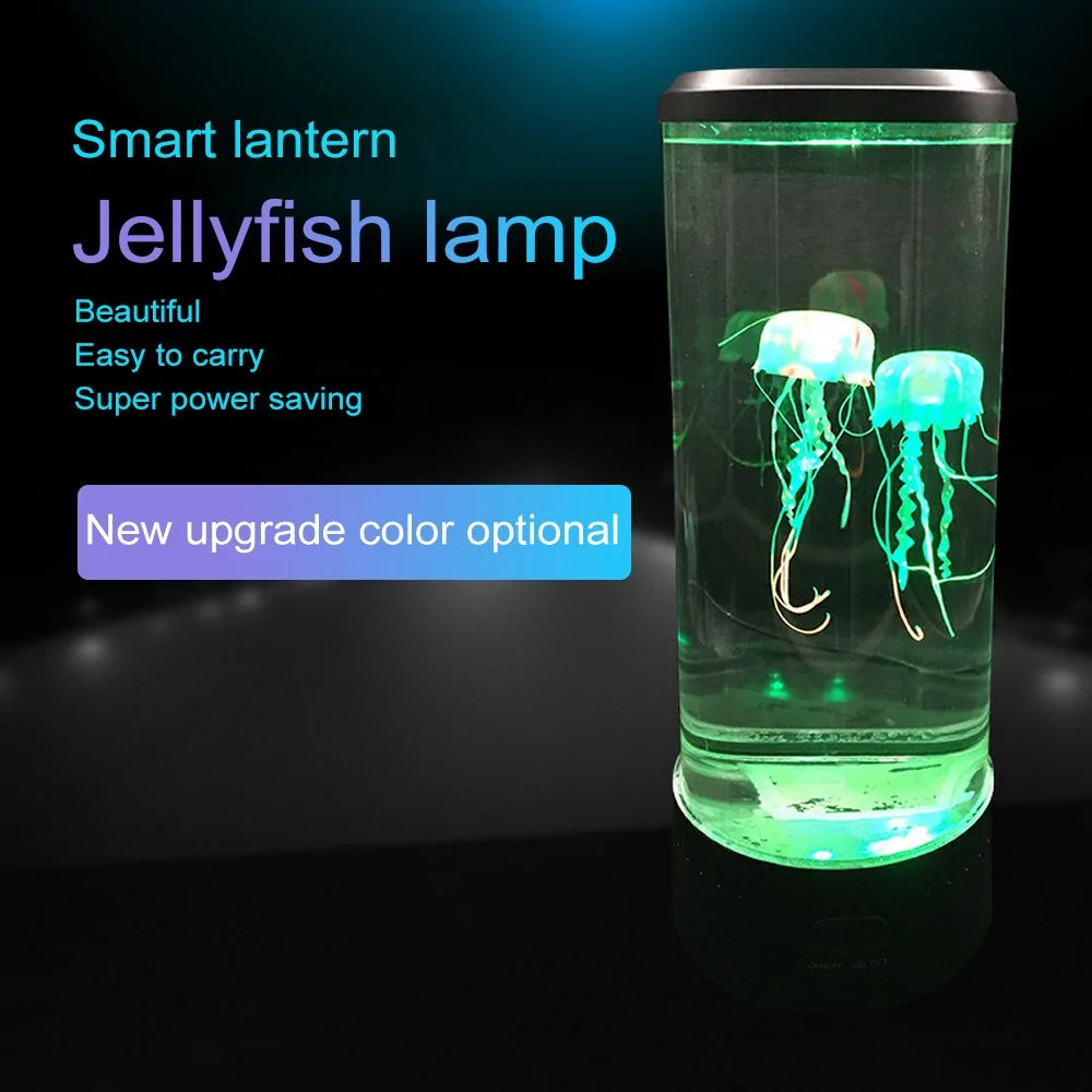 Color Changing LED Jellyfish Aquarium Night Light with USB Charging Fair Prices Online