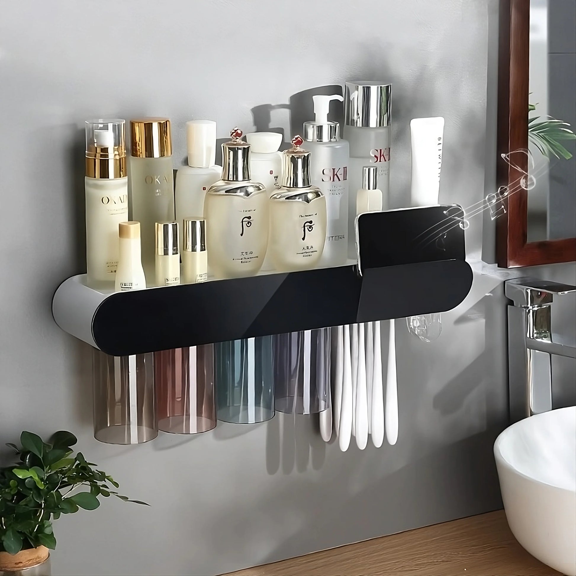 Convenient Toothbrush and Cosmetics Organizer Fair Prices Online