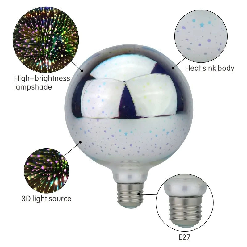 3D Decorative LED 6W Light Bulb Fair Prices Online