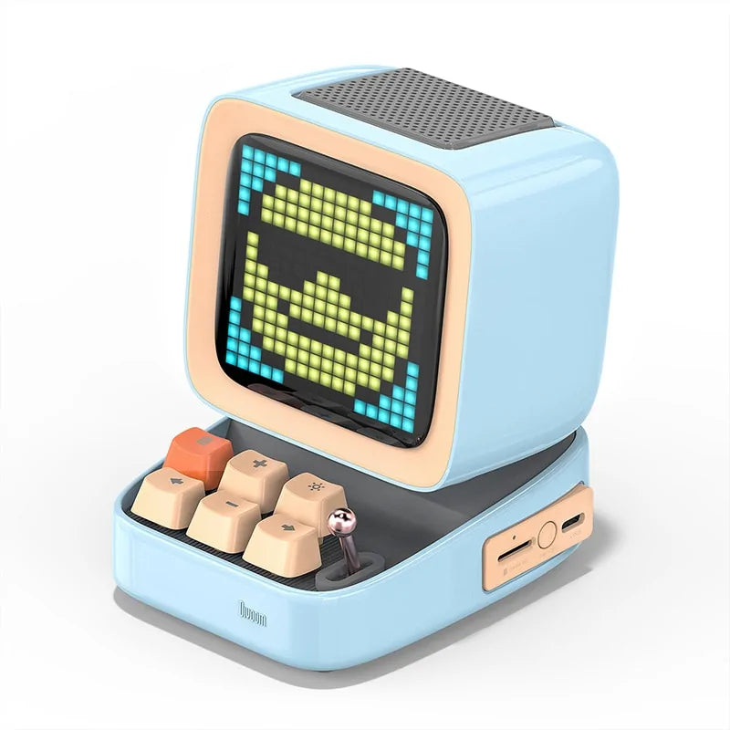 Retro Pixel Art Bluetooth Speaker and Alarm Clock Fair Prices Online