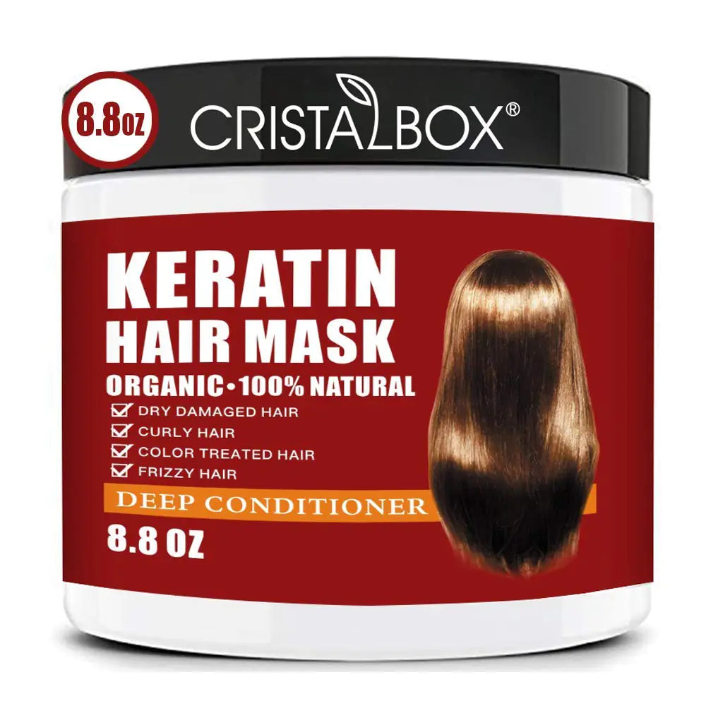 Keratin Hair Mask,Keratin Hair Treatment 250g Hair Mask for Dry Damaged Hair,Hair Treatment Mask Deep Repair Damage Hair Root,Natural Deep Conditioner Hydrating Hair Masque Fair Prices Online