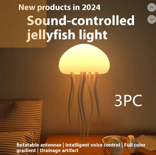 LED Jellyfish Mood Lamp - Smart Bedside Light Fair Prices Online