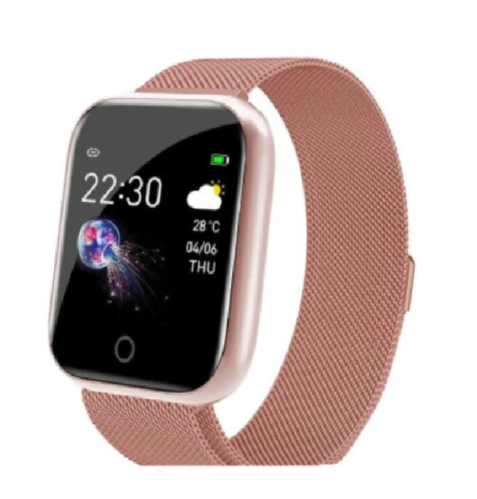 Steel and Silicone Smart Watch Fair Prices Online