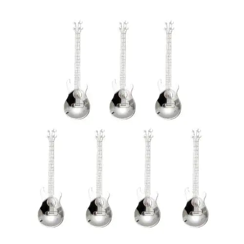 Stainless Steel Guitar Shaped Love Coffee Spoon Teaspoon Fair Prices Online